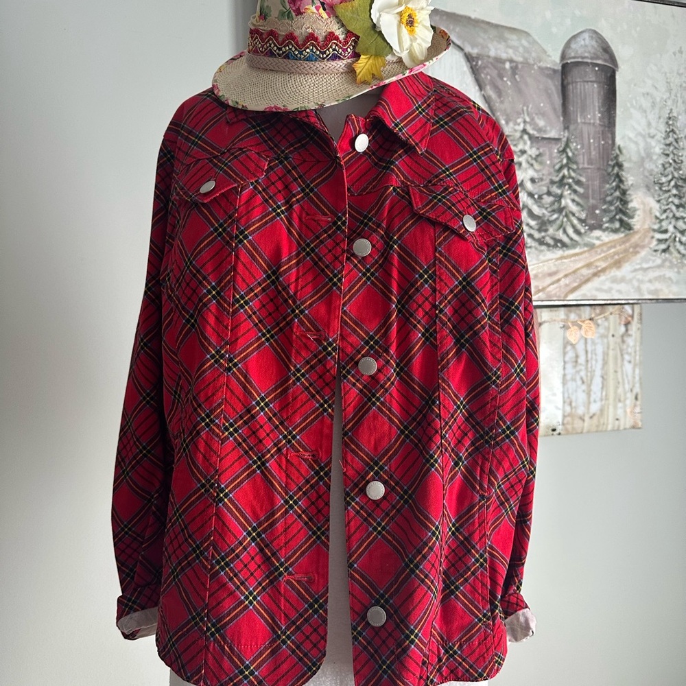 Jacket Red Plaid - image 6